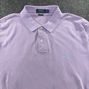 Polo Ralph Lauren Classic Fit Polo Shirt Mens XL Lavender Pony Logo